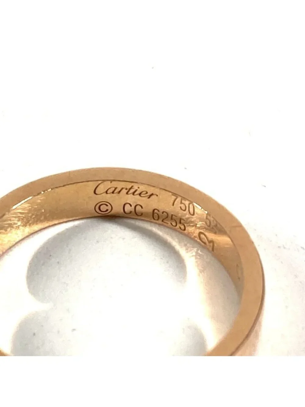 Cartier Ring Happy Birthday Logo Pink Gold